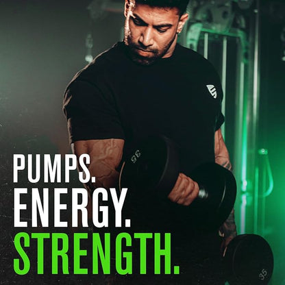 Jacked Factory NITROSURGE Pre Workout Supplement - Endless Energy, Instant Strength Gains, Clear Focus, Intense Pumps - Nitric Oxide Booster & Powerful Preworkout Energy Powder - 30 Servings, Grape