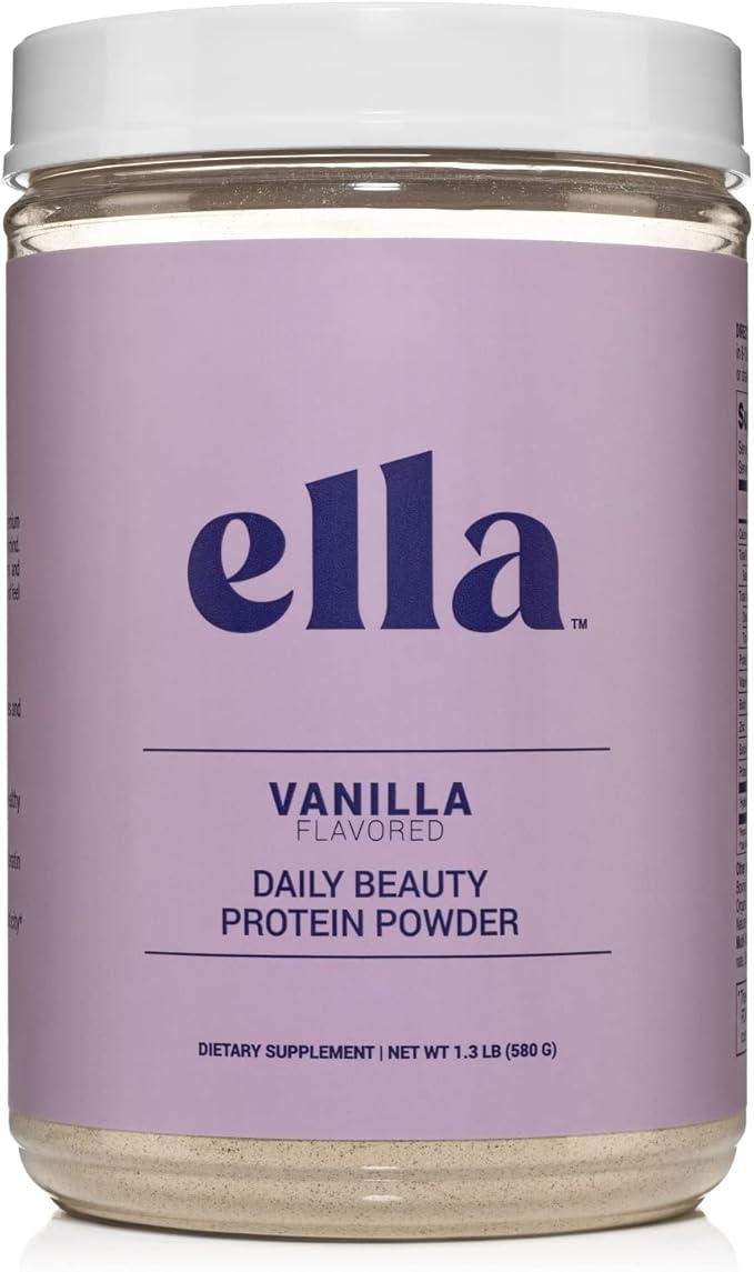 Ella Vanilla Collagen Protein Powder for Women 20 Servings