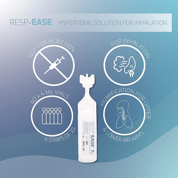 7% Hypertonic Saline Solution for Inhalation 60 x 4ml Vials
