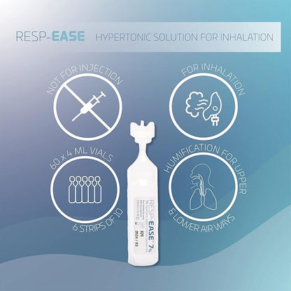 7% Hypertonic Saline Solution for Inhalation 60 x 4ml Vials