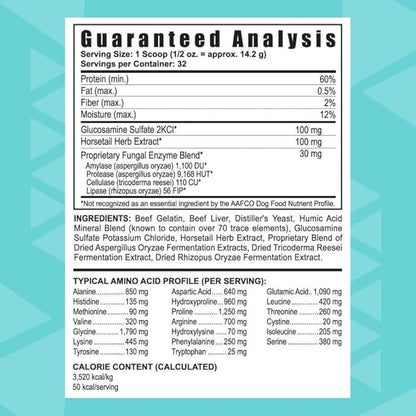 YOUNGEVITY Arthrydex Complete Nutritional Supplement | Vitamins Amino Acids Enzymes | Pets Healthy Bones & Joints -1 lb Canister