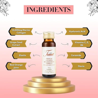 TAUT Liquid Collagen for Women 2 Box (8 Bottles