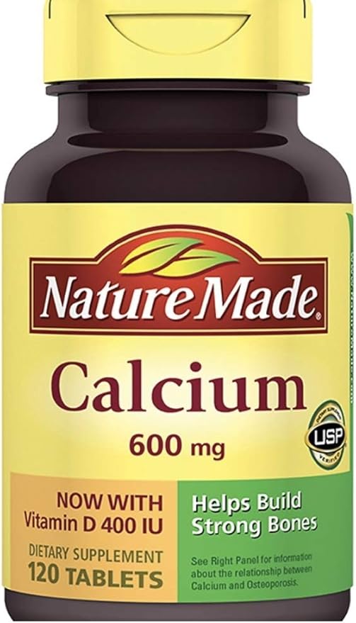 Nature Made Calcium 600 mg 120 Tablets