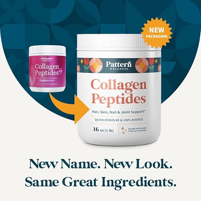 Pattern Wellness Collagen Peptides Powder (Type (16 Oz)