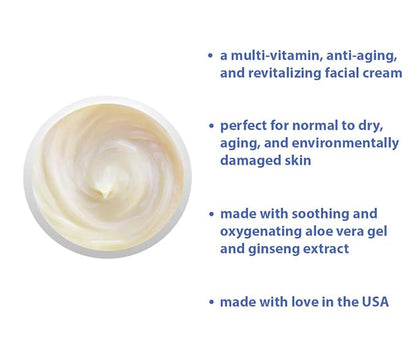 Raya Vitaplex-C Cream (305) | Moisturizing, Multi-Vitamin, Anti-Aging, and Revitalizing Face Cream for Dry, Mature, and Damaged Skin | Tones and Firms | Helps Reduce Fine Lines and Wrinkles