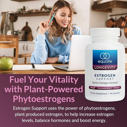 Equilife - Estrogen Support, Herbal Hormone (90 Capsules)