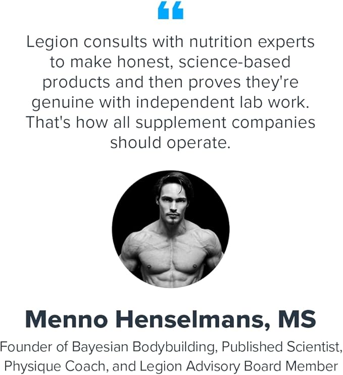 LEGION Whey+ Whey Isolate Protein Powder 30 Servings