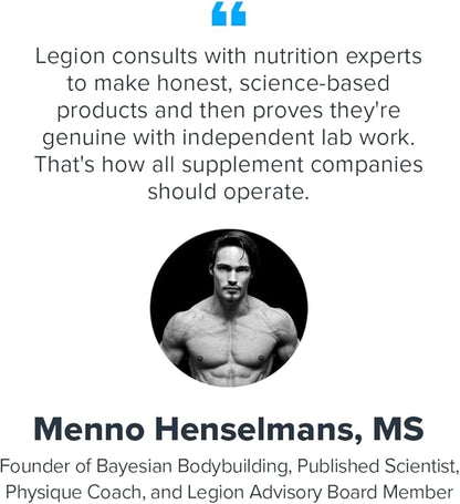 LEGION Whey+ Whey Isolate Protein Powder 30 Servings