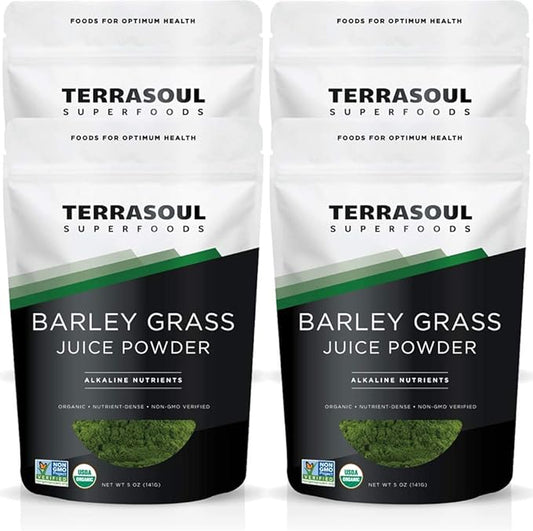 Terrasoul Superfoods Organic Barley Grass Juice Powder, 20 Ounces - USA Grown