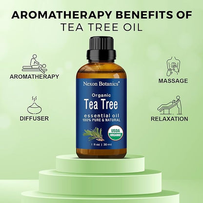 Organic Tea Tree Oil 30 ml 100% Natural,
