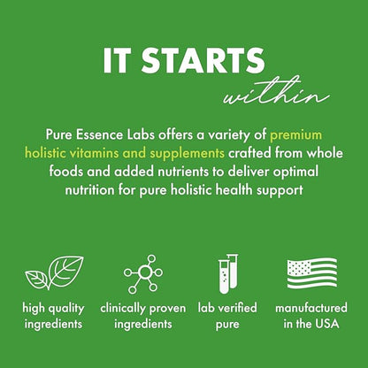 PURE ESSENCE LABS LifeEssence Multivitamin Powder D3, B12, B12, and 7.3 oz