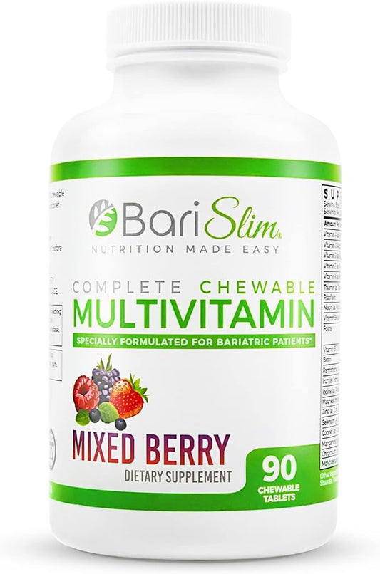 BariSlim Complete Chewable Bariatric Multivitamin Tablets 45 mg (90 Count)