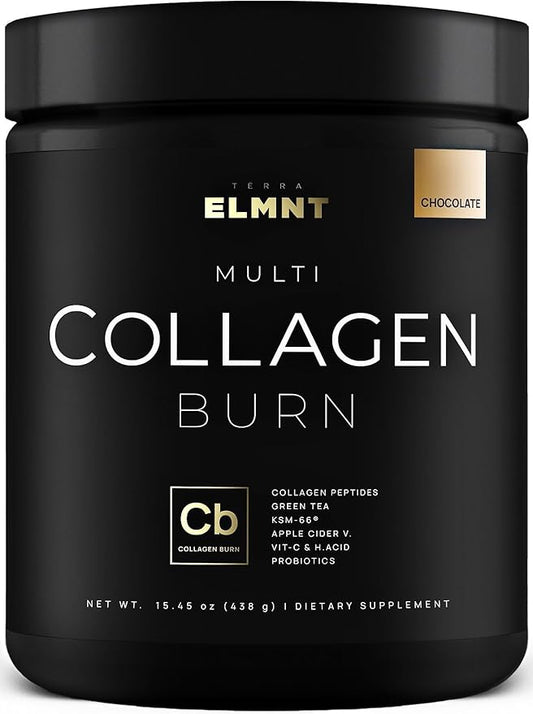 ELMNT Premium Chocolate Collagen for Women KSM66, Hyaluronic