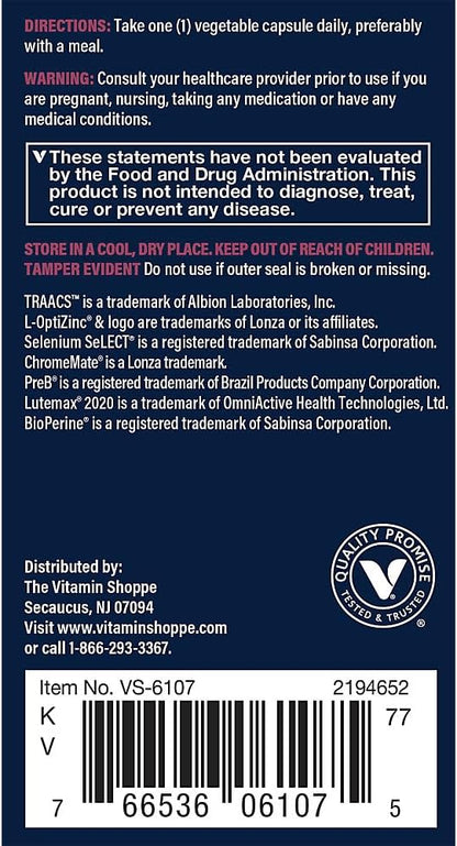 Vthrive Once-Daily Bioactive Multivitamin for Women 50+ Supports Stress Relief, Healthy Aging, & Overall Wellness with Essential Nutrients & Antioxidants (30 Vegetarian Capsules)
