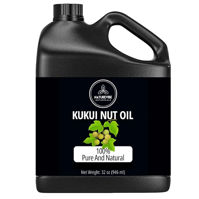 Naturevibe Botanicals Kukui Nut Oil 32 Ounces 100% Pure