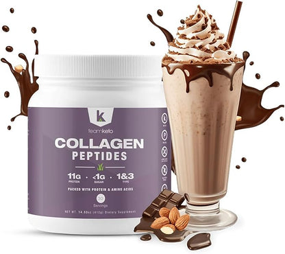 Collagen peptides powder- Naturally flavored 1 and 3 Grass-Fed 397g- 30 30 servings-