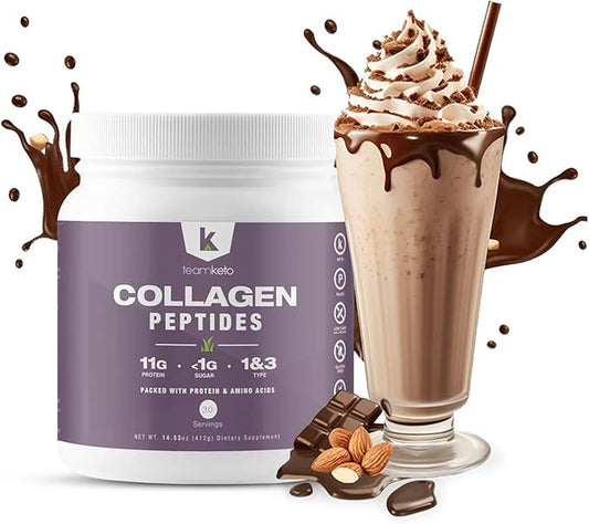 Collagen peptides powder- Naturally flavored 1 and 3 Grass-Fed 397g- 30 30 servings-