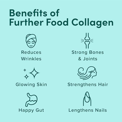Further Food Unflavored Collagen Peptides Powder, 1 & 3 Protein, 9.88 oz