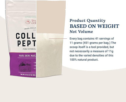 Live Conscious Collagen Powder Hydrolyzed Collagen 20 Servings, 7.8 oz