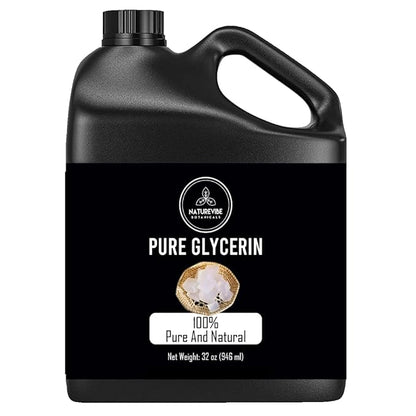 Naturevibe Botanicals Glycerine Liquid Oil 32 Ounces 100% Pure