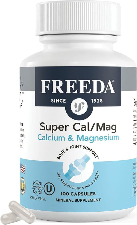 Freeda Super Cal/Mag Calcium Magnesium (100 Capsules)