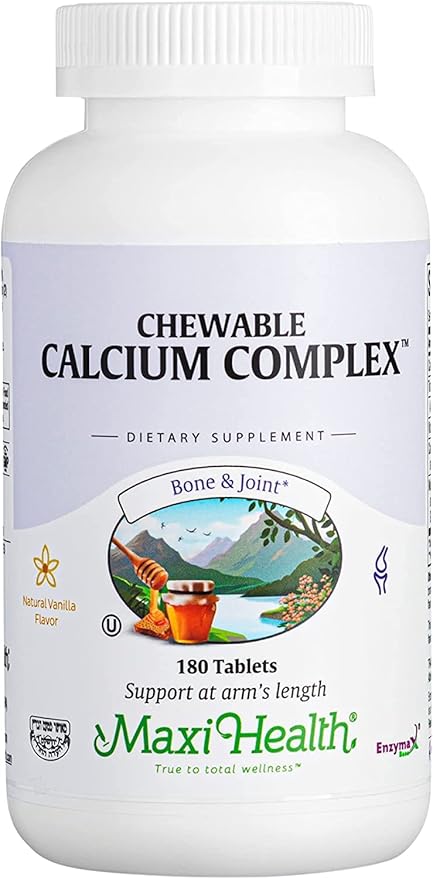 Maxi Health Chewable Calcium Complex 1000 mg D3 (1000 (1000 IU) (400 mg) 180 Count 2)