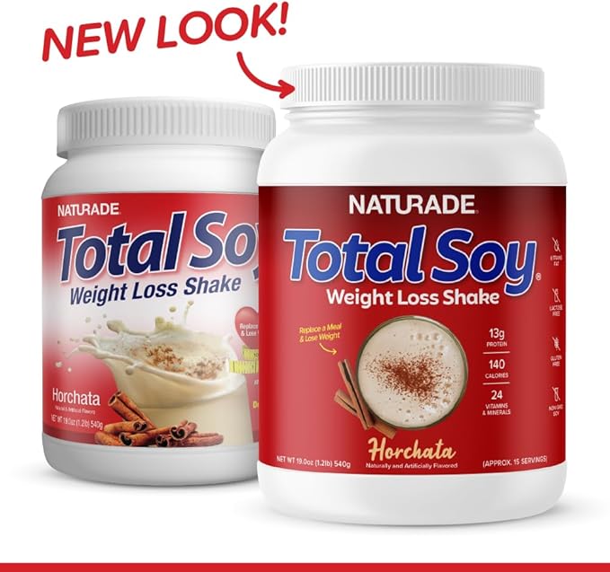 Naturade Total Soy Protein Powder 13g Plant 140 Calories (15 Servings)