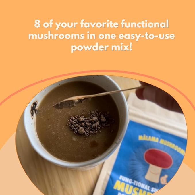 8-Mushroom Extract Powder by Malama, Organic