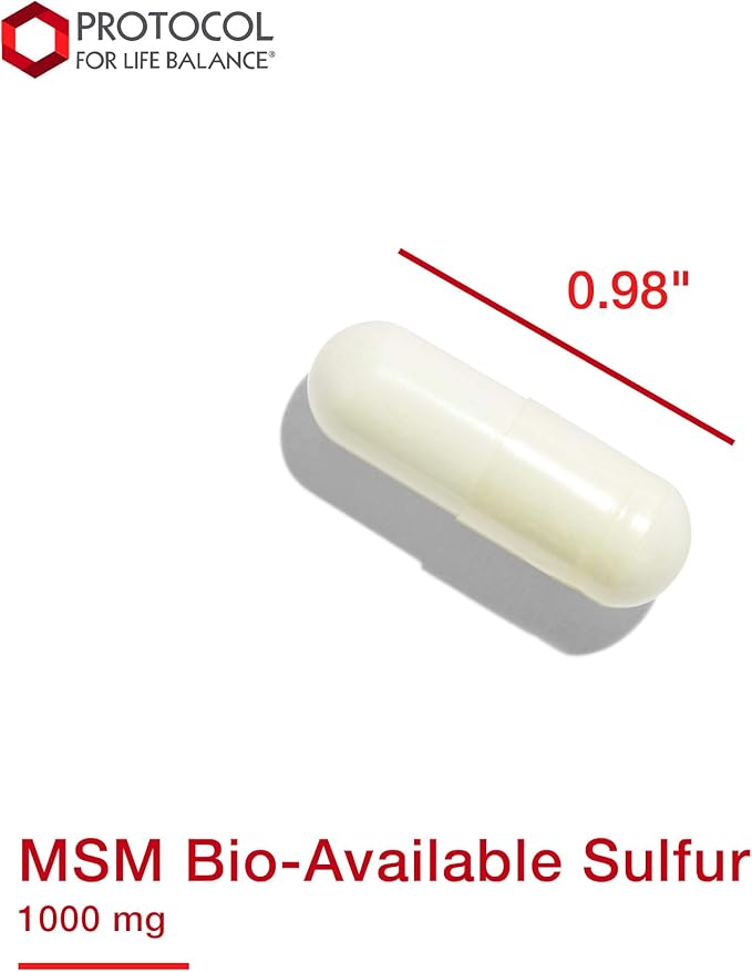 Protocol MSM Bioavailable Sulfur 1,000mg - 180 Veg