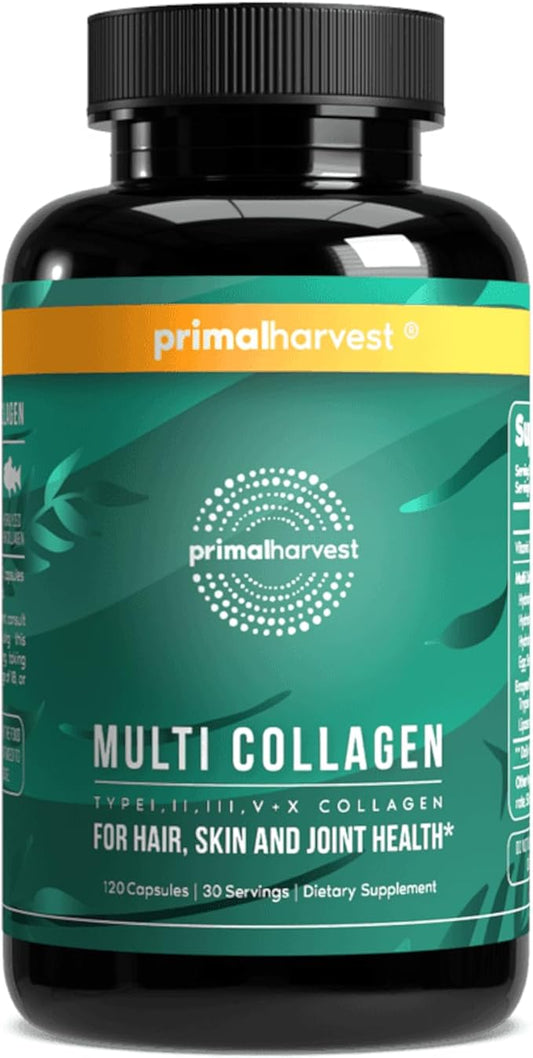 Primal Harvest Multi Collagen Pills 120 Capsules