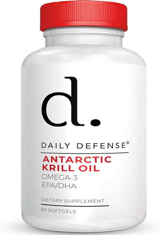 Antarctic Krill Oil 500mg Softgels Omega-3 Fatty 60 Softgels,