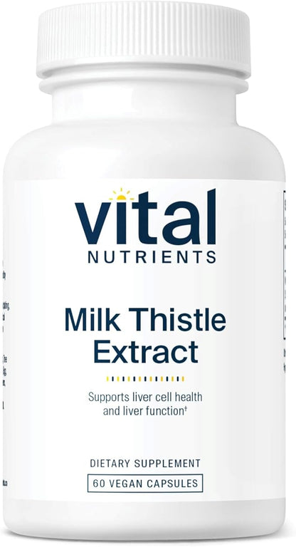 Vital Nutrients Milk Thistle Extract 250mg 60 Capsules