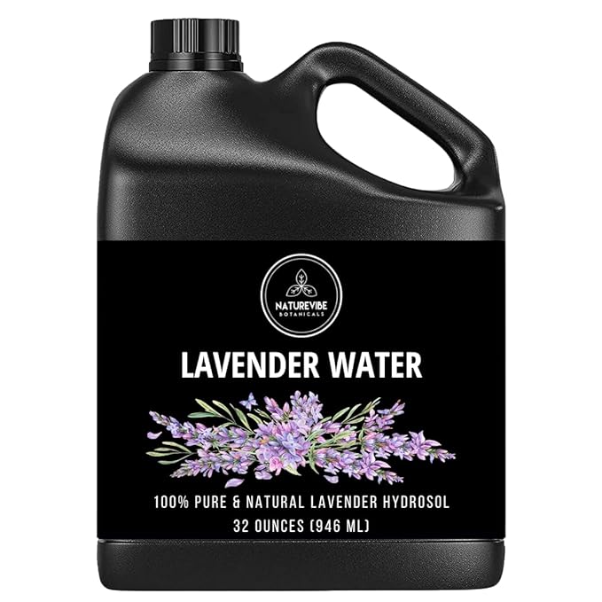 Naturevibe Botanicals Lavender Water 32 Ounces 100% Pure
