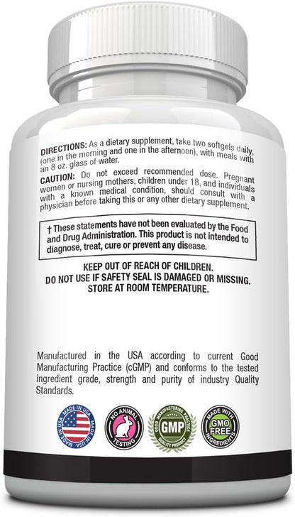 Approved Science Black Seed Oil 2% Thymoquinone 180 Softgels