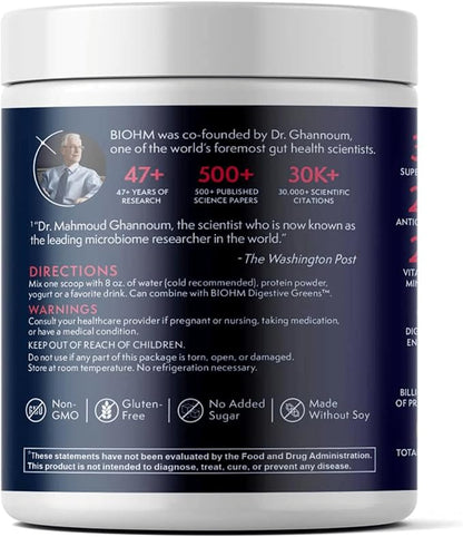 BIOHM Essential Digestive Reds, Superfood Powder,