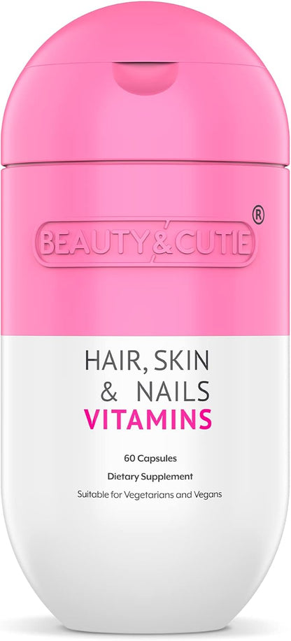 Hair Skin and Nails Vitamins – 60 Count