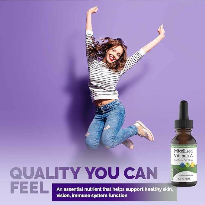 Micellized Vitamin A Drops 1,507mcg RAE 5025IU per 1 Oz