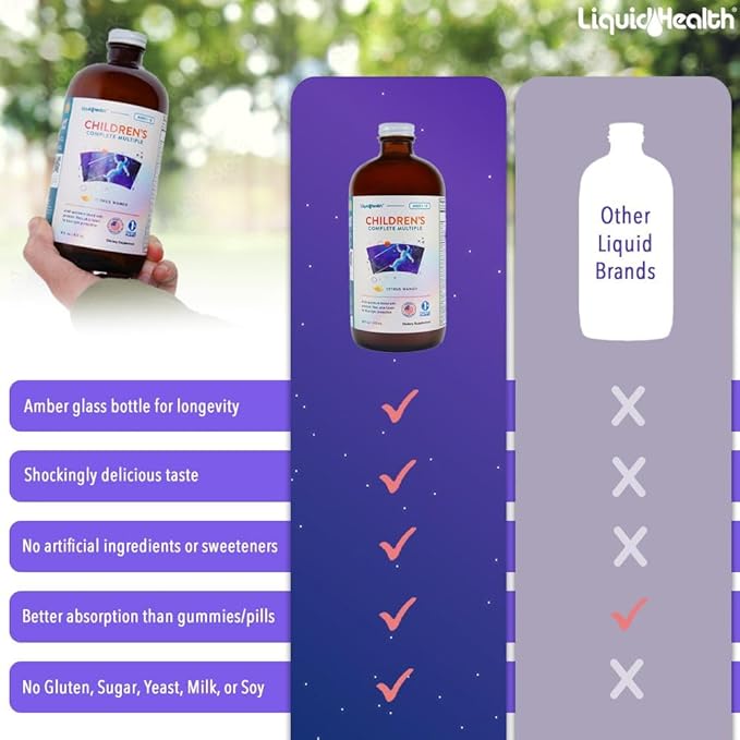 LIQUIDHEALTH 16 Oz Kids Liquid Multivitamin (2-Pack)