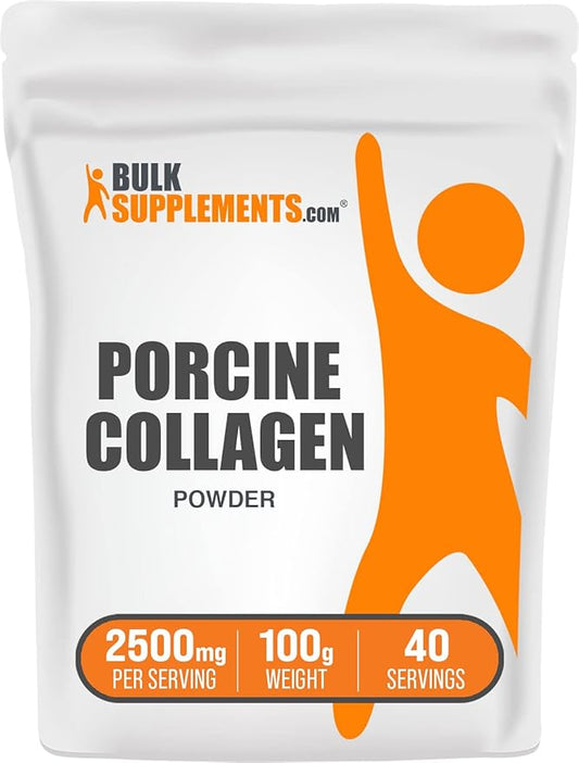 BulkSupplements.com Porcine Collagen Powder 2500mg per 100g (3.5 (3.5 oz) 1)