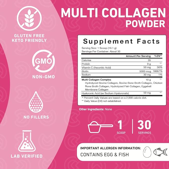 Multi Collagen Peptides Powder