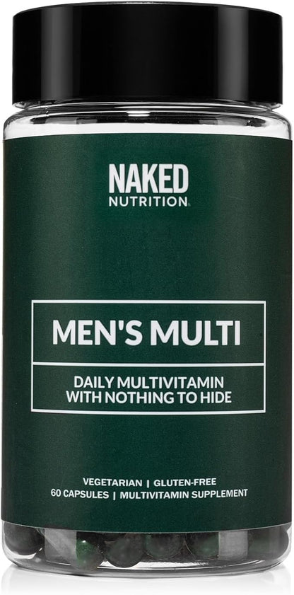 Men’s Multi – Daily Multivitamin for Men – A, C, E, Selenium, Zinc, Fruit and Super Green Extracts and More to Boost Immune Support – Gluten-Free and Vegetarian Daily Vitamins – 60 Capsules