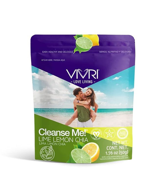 VIVRI Cleanse Me! Lime Lemon Chia Flavor 10 Servings