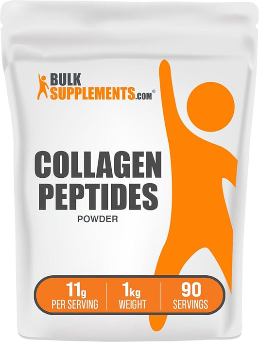 BulkSupplements.com Collagen Peptides Powder 11g per 1kg (2.2 (2.2 lbs) 1)