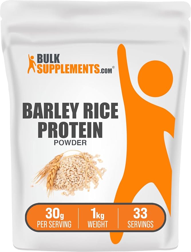 BulkSupplements.com Barley Rice Protein Powder 30g per 1kg (2.2 (2.2 lbs) 1)