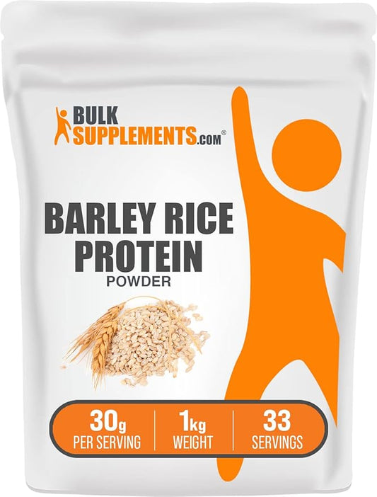BulkSupplements.com Barley Rice Protein Powder 30g per 1kg (2.2 (2.2 lbs) 1)