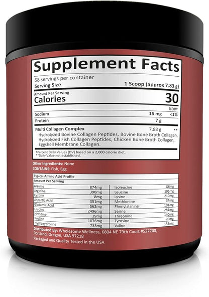 Multi Collagen Protein Powder Hydrolyzed (Type