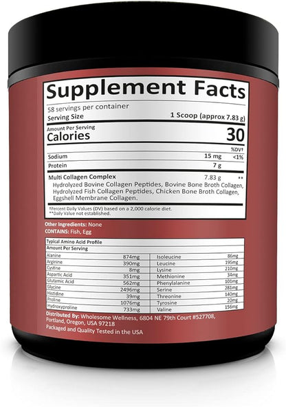 Multi Collagen Protein Powder Hydrolyzed (Type