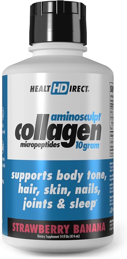 HEALTH DIRECT – AminoSculpt Liquid Collagen 14 FL 14 Servings 10 Grams