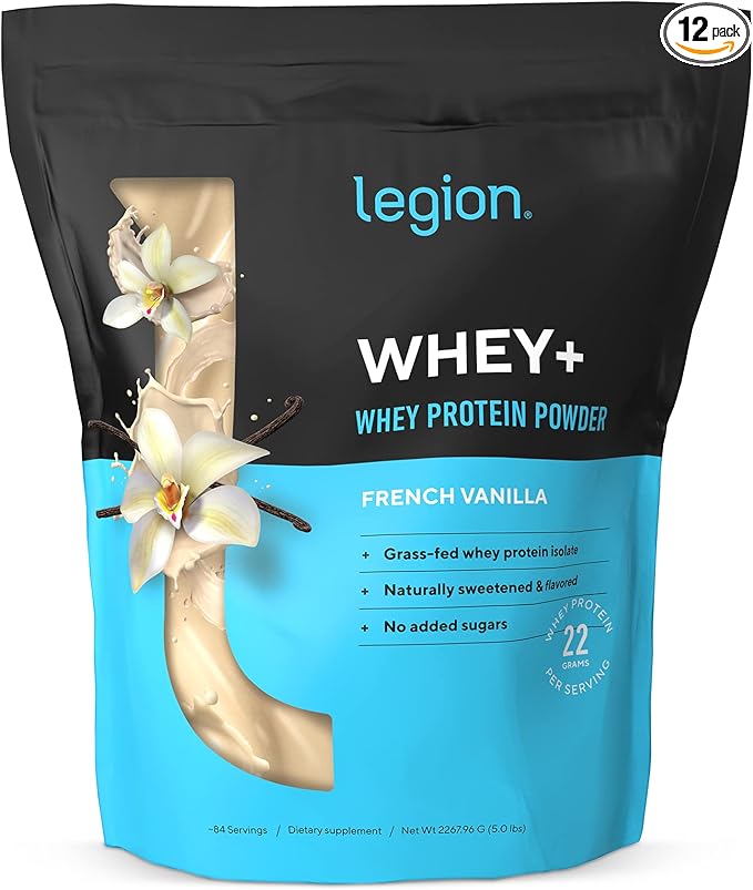 Legion Whey+ Whey Isolate Protein Powder 5lbs, Vanilla