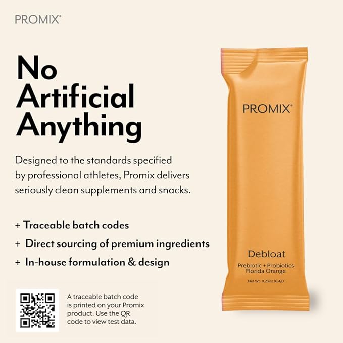 Promix Debloat Probiotic and Prebiotic Powder 30 Count